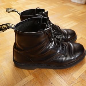 Dr Martens Black Mono 1460 Boots